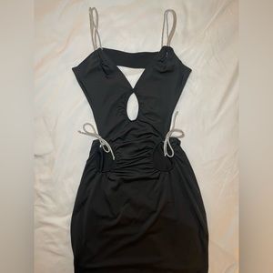Black/Silver detail dress